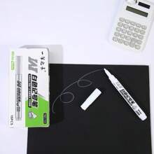 10/8/5/3/1pc Quick-Drying Waterproof And Indelible Fine White Tip Oil-Based Markers For Glass, Windows, Tire Spray Paint, Clothing, Wood And Leather, Ceramics, Metal, Paper, Art Painting, Graffiti, School Supplies, Back-To-School Stationery, Colored Spinning Pensschool Supplies,Back To School