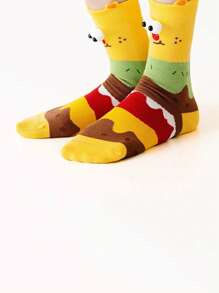 1 Pair Of Women's Socks, Ugly, Funny, Funny, Fashionable Socks, Odor-Proof Sweat-Absorbent And Breathable Socks, Socks Suitable For Daily Wear In All Seasons