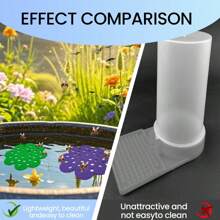1pc Floating Foam Bee Island Tray, Floating Bee Watering Station For Garden Bee And Butterfly Pollinator, Ideal For Yard Pond Decoration, 4 Color Options