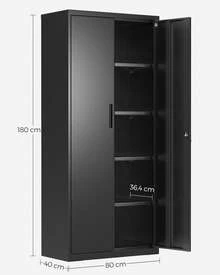 Filing Cabinets - Siyah - Görünüm 9