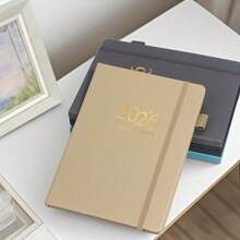 Modelo nuevo 2026, Cuaderno de papel de alta calidad, Suministros de oficina exclusivos para trabajadores de oficina y estudiantes, Con un enchufe de bolígrafo integrado para una fácil portabilidad, Útiles escolares, Vuelta al cole