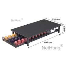 NetHong Coffee Machine Stand & Capsule Pod Holder Storage Drawer Nes Presso, Do Lce Gusto - Multicolor - View 8