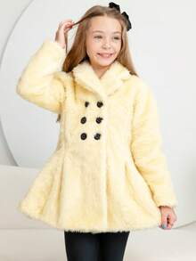 Young Girls Winter Coats - Màu be - Xem 1