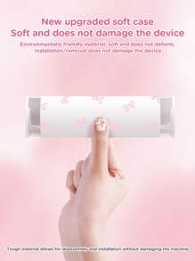 1 Stück rosa Schleifendesign 2. Generation Konsolen Zubehör, Schutzhülle kompatibel mit Switch 2(2025)/Switch NS/Switch OLED, Joy-Con Controller Abdeckung, perfektes Geschenk für Switch Spieler