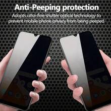 5pcs Anti-Spy Tempered Glass Screen Protector, Compatible With ZTE, Oneplus, Smartphone Series, Phone Privacy Screen Guard Film, Anti-Peeping Screen Protector