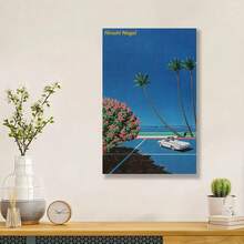 Framed Hiroshi Nagai Art Print Poster, Retro Wall Art Digital, Retro Wall Art, Retro Poster, Vintage Wall Art, Wall Decor, Printable Wall Art Modern Art Room Decoration For Bedroom, Living Room, Corridor, Office, Ideal Gift, Canvas Printin - Framed - View 5