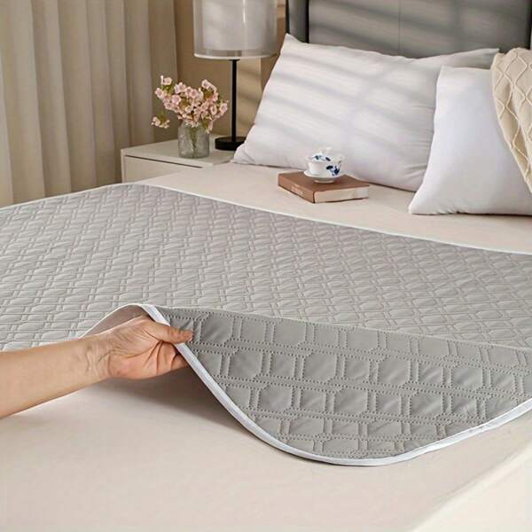 Tapis de change réutilisable imperméable, tapis d'allaitement antidérapant et absorbant pour l'incontinence, les menstruations, utilisation toutes saisons, protection pour les menstruations, matelas lavable imperméable, protège-matelas, convient aux femmes pendant les menstruations, l'incontinence, l'énurésie, adultes et personnes âgées