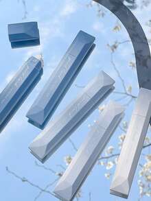 5 件套渐变色铅笔式修正带，自然风格安静大容量平滑修正带，适用于学校用品，返校