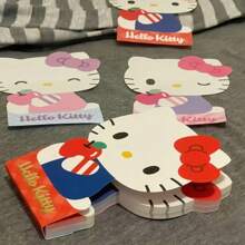 Sanrio Sanrio New Stylish Hello Kitty Shaped Memo Pad, High Quality Student Ins-Style Tearaway Adhesive-Free Notepad,School Supplies,Back To School