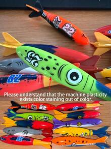 13 件套 - 泳池潜水套装、带储物袋的泳池潜水套装、鲨鱼水下训练泳池潜水圈、带潜水圈鱼雷的泳池用品、泳池派对礼品、夏季游泳水上趣味泳池游戏