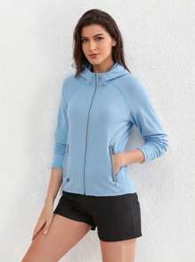 Veste légère et respirante avec protection UV pour le sport d'extérieur en été pour femmes