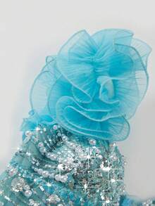 New Pearl Embellished Sexy Women's Evening Party Dress, Formal, Gown, For Wedding Guest