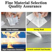 Cinta autoadhesiva impermeable de butilo - Cinta selladora para reparación de techos con resistencia a altas y bajas temperaturas - Multicolor - Ver 5