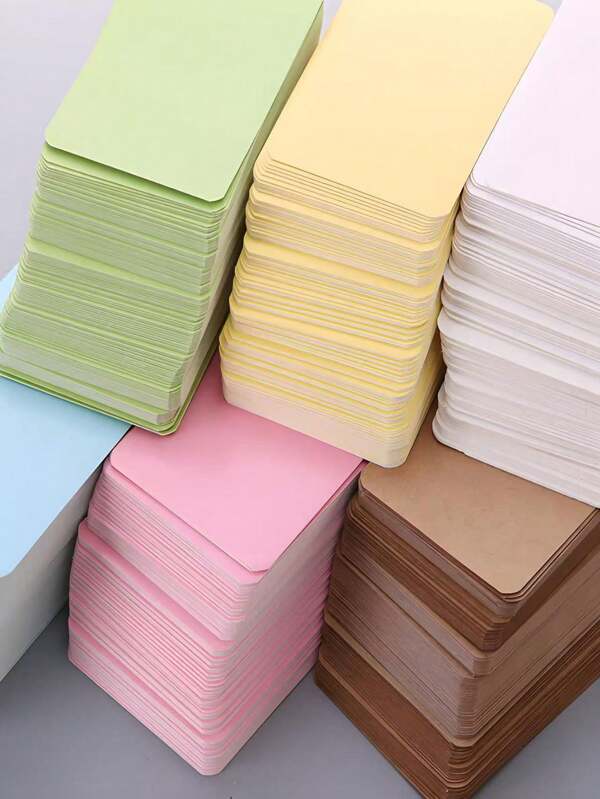 100 pièces de cartes vierges de 8,8 x 5,2 cm pour faire des cartes de visite, des cartes de vœux et diverses personnalisations