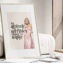 1PC Girl Room Decor, Wall Art, Bedroom Decor, Funny Wall Art, Retro Vintage Posters, Wall Decor Posters, Wall Canvas Decor, Ideal Gifts For Hallway Bedrooms And Living Rooms Birthday Graduation