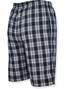 Mens 2 Pack Cotton Sleep Short,5 Inseam, Comfortable And Breathable, Assorted Colors - Black/Black - View 6