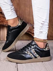 2025 New Retro Chunky Ballet Flats Platform Sneakers For Women Versatile Casual All-Match Shoes - Multicolor - View 3