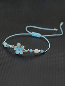 51Luckind Fashion Handmade Braided Rope Bracelet Charms Cherry Flower Personalized Bracelet For Women Girls Party Jewelry - Cherry Blossom Bracelet - View 15