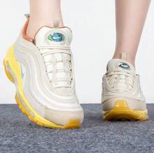 Nike Zapatillas deportivas retro de moda para mujer Air Max 97 Bullet para correr - Caqui - Ver 5