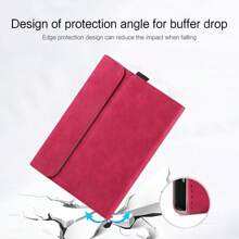 For Microsoft Surface Pro 10 9 8 7 6 5 4 2-In-1 Laptop 12.3-13 Inch Go 4 3 2 1 10.5 '' Tablet Protective Case Leather Cover Can Wrap Around Keyboard Blue Grey Rose Red