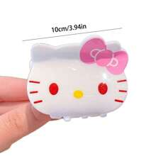 Sanrio Cute Cartoon Animal Paw Hairclips, Sanrio Characters Hair Clips, Summer Holiday Beach Decorative Hair Accessories Beauty Claw Clips Cute Hair Claw