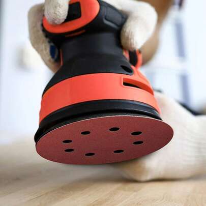 150 PCS 5 Inch Sanding Discs Set, 8-Hole Round Hook And Loop Sandpaper For Orbital Sander, 10 Grits Include 60, 80, 100, 120, 150,180, 240, 320, 400, 600 Grit, For Metal, Wood, Car Sanding