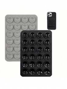 4 pezzi/2 pezzi Impugnatura in silicone per telefono, adatta a tutti i modelli di telefono, supporto adesivo per telefono, maniglia adesiva per telefono senza mani, supporto per impugnatura del telefono per selfie e video compatibile con , telefono Android, regalo per compleanni, famiglia, amici, supporto per telefono, accessori per telefono