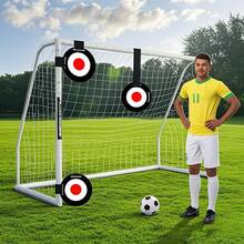 AnJeey 2pcs/Set Adjustable Football Shooting Target, Outdoor Football Training Aid To Improve Accuracy And Control, Suitable For Indoor And Outdoor Practice - Multicolor - View 6