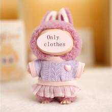 娃娃盲盒吊坠、毛衣、薄纱裙、帽子、鞋子（仅含服装） - 彩色 - 查看 6