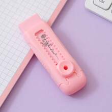 Gommes rétractables personnalisées avec nom, gommes de crayon personnalisées avec fleur de mois, gommes en caoutchouc, gommes pour dessin, fournitures scolaires, cadeau de rentrée scolaire. Gommes personnalisées convenant au bureau, à l'école, aux étudiants, rentrée scolaire