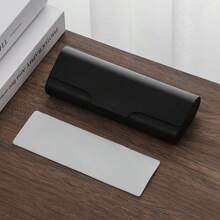 Glasses Case - Frosted Plastic Transparent Storage Box - Suitable For Both Men And Women, For Nearsighted Glasses, Presbyopic Glasses, Sunglasses And Sunglasses. An Outdoor Portable Glasses Storage Box. With Inner Padding, It Can Effectively Protect The Glasses Lenses From Being Scratched. - Multicolor - View 8