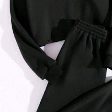 Women Sweater Co-Ords - Black - View 3