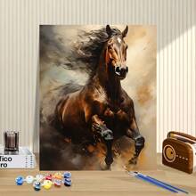 DIY Acrylic Painting By Number Kit For Adults, 16"X20", Includes Paints And Brushes, Ideal For Stress Relief, Numbered Painting, Handpainted, Decor For Room/Wall, Craft, Painting For Beginners, Gift For Friends (Frameless)