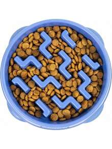 Outward Hound Fun Feeder Slo Bowl, Slow Feeder Dog Bowl, Medium/, Turquoise - 藍色 - 查看 1