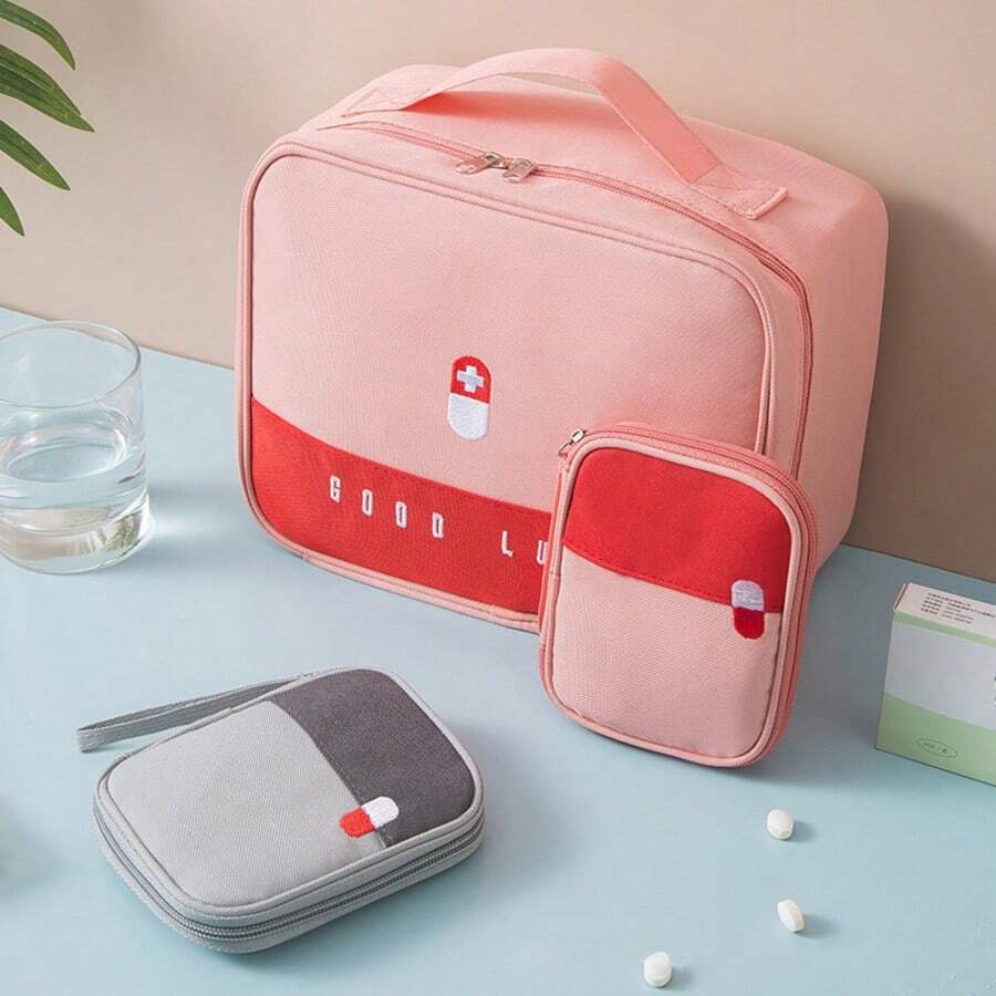 空急救包，急救医疗创伤包，旅行、居家、徒步、露营、汽车、办公室用药包（大号和小号）