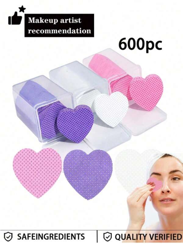 200pcs Nail Wipes - Professional Lint-Free Nail Polish Remover Pads, UV Gel Cleansing Tissues, Unscented Manicure Prep And Finish Nail Art Cleaning Tool(Pink)