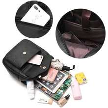 Girls Bowknot 3-Pieces Fashion Leather Backpack Backpack Purse For Women Rucksack For Ladies Shoulder Bag - Black - View 5