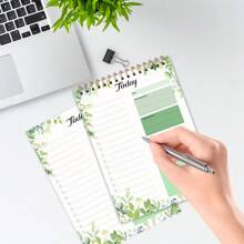 1pc/4 Styles, B6 Daily Delegate Notepad-To-Do Notebook, Double Sided 60 Pages 100gsm Thick Paper 7.1x5.1in Coil Notepad, Daily Planner, Work Planner, Back-To-School Season, School Supplies, Notebooks School Supplies, Back To School