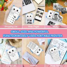亲子联谊迷你打印机，儿童热敏绘图打印机，家庭活动益智玩具，适合3-12岁儿童的圣诞生日礼物
