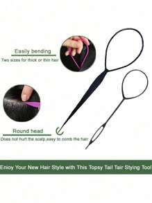 8pcs Hair Styling Tools Set, 8-Piece Hair Bun Making Kit, Including 2 French Braiding Tools, 2 Rat-Tail Combs, 1 Hair-Pulling Comb, 1 Edge Brush. Suitable Hair Brushes For Hairstyle Design, Hair Tools For Both Adults And Children., Hair Styling, Hair Stuff, Comb Hair ,Hair Accessories