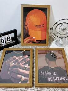 1/3 Stücke, optional mit Rahmen, Chao-Stil, Straßenkultur-Stil, Pop-Stil, dekorative Gemälde, Wandkunst mit Rahmen, Badezimmer-Dekoration, Raum-Dekoration