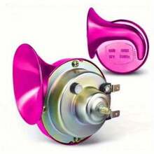 12V Ultrasonic Horn - Durable, Clear Sound, Suitable For 12V Cars With Two Snail Horns, Suitable For 12V Cars, Motorcycles, Boats And Off-Road Vehicles (Easy To Install, No Batteries Required) - [銀] - 查看 10