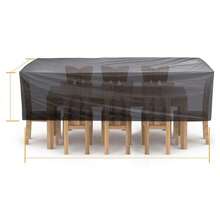 1 Pieza de Cubierta de Mueble, Cubierta para sofá y silla de jardín y patio, Protección solar, Prevención del polvo y Cubierta antipolvo, Cubierta cuadrada para muebles de patio, Cubierta impermeable para muebles de exterior, Cubierta a prueba de polvo para muebles de exterior, Cubierta de mesa de exterior resistente a los rayos UV, Cubierta resistente para mesa y sillas de jardín y patio