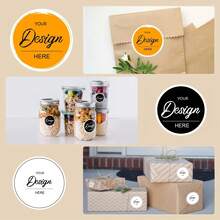 3.15-10.24 Inch Large Customized Stickers, Waterproof Personalized Sticker Labels, Custom Logo Photo, Round Die-Cut Stickers, Fade-Resistant, For Business Wedding Party Birthday, Poetcore, Forever Love, Matte Finish, Small Business Supplies - Matte-writable - View 7