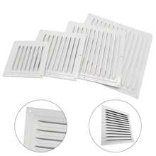 Air Vent Grille Ventilation Cover Metal Window Square Vent Insect Screen Cover Aluminum Alloy Heating Cooling Vents Plate