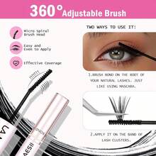 Lash Cluster Bond And Seal Waterproof Glue For Eyelash Clusters 10ml 2in1 Home Use Strong Hold 72H - 2-IN-1LashClusterGlue - View 3