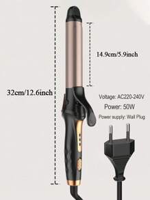 2-in-1 Haarglätter und Lockenstab, Lockeneisen & Keramik-Haarglätter in einem mit einstellbarer Temperatur, schnelles Aufheizen für alle Haartypen, Geschenk für sie