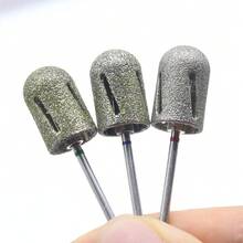 Easy Nail 1 件 13 毫米/10 毫米高端水钻修脚指甲钻头 - 60# 120# 180 粒度，碳钢材质，带水钻涂层，方便锋利的打磨盖，适用于电动美甲钻，非常适合光滑的双脚，蓝色脚锉配件，美甲技术用品 - 彩色 - 查看 5