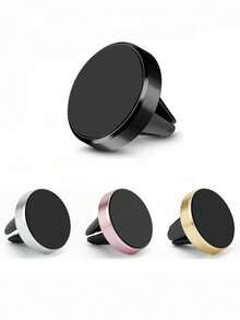 迷你磁吸车载手机支架 圆形贴纸手机支架 通用壁挂式桌面金属磁吸车载手机支架 - 彩色 - 查看 7