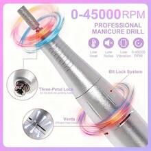 COSYGLOW Professional Portable Nail Drill Machine 45000 Rpm Manicure Machine Strong Nail Drill For Home And Salon, Black - 黑色 - 查看 3